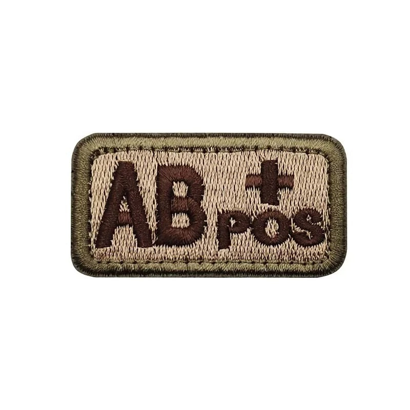 Tactical Blood Type Patch – 2.5×5cm Velcro ID Badge for Gear, Packs & Uniforms