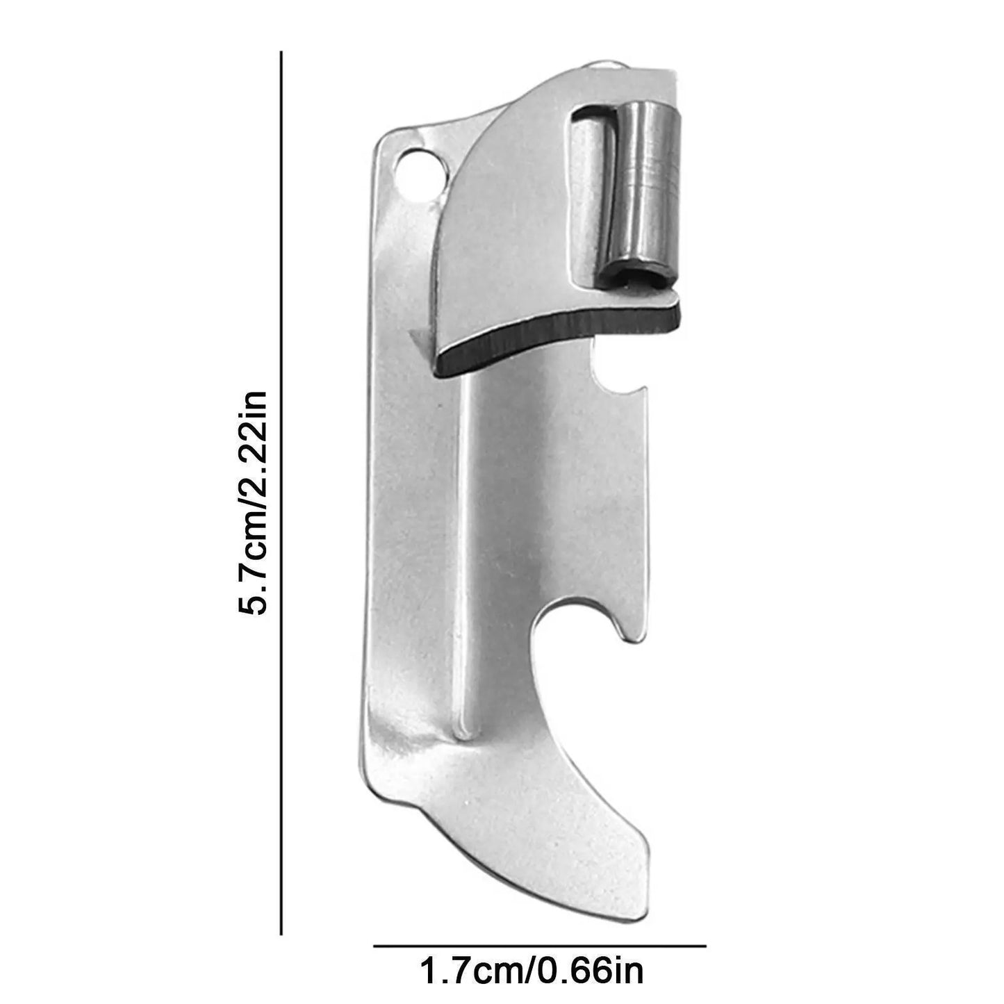Multifunctional Military-Style Can Opener – Compact Survival Tool for Camping & Outdoors