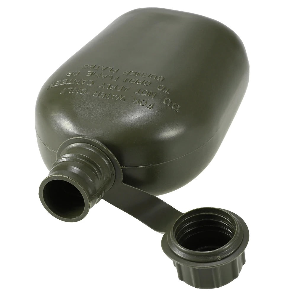 1L Military Canteen with Cover – Rugged Outdoor Water Bottle for Hiking, Camping & Survival