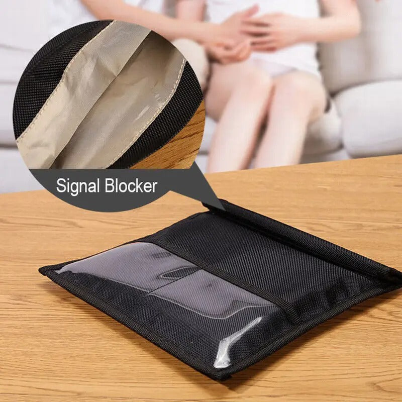 XL Faraday Signal Blocking Bag – Professional EMF & RFID Shield for Laptops, Tablets & Sensitive Documents