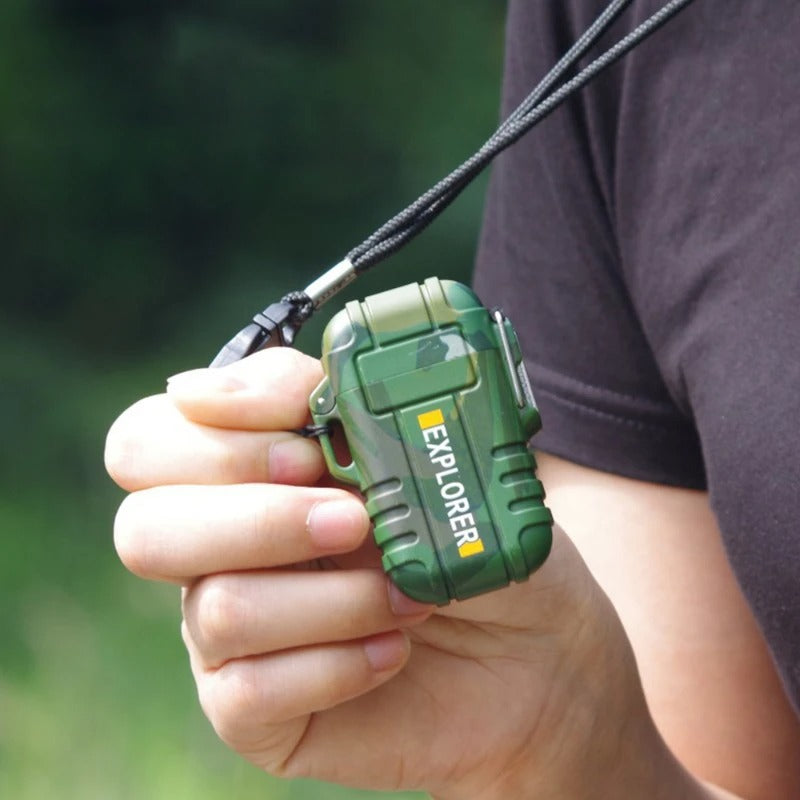 Waterproof Outdoor Gas Lighter – Windproof Survival Tool