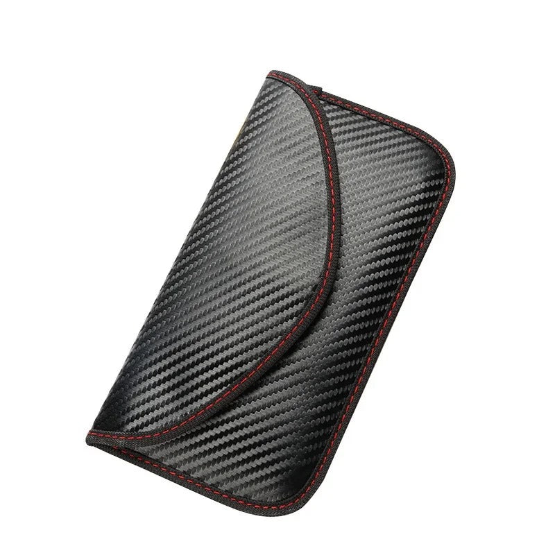 Faraday Signal Blocking Pouch – RFID Shielded Key Fob Case for Car Security & Privacy Protection