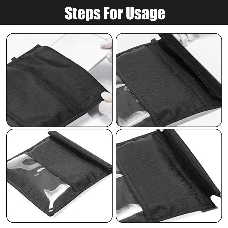 XL Faraday Signal Blocking Bag – Professional EMF & RFID Shield for Laptops, Tablets & Sensitive Documents