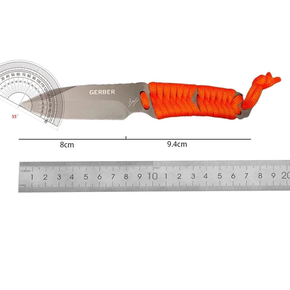 Gerber Paracord Knife – Compact Fixed Blade with Sheath