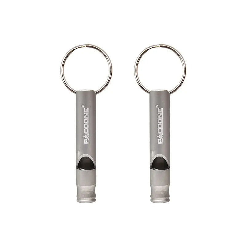 PACOONE Emergency Survival Whistle – Aluminum Alloy, Lightweight & Loud