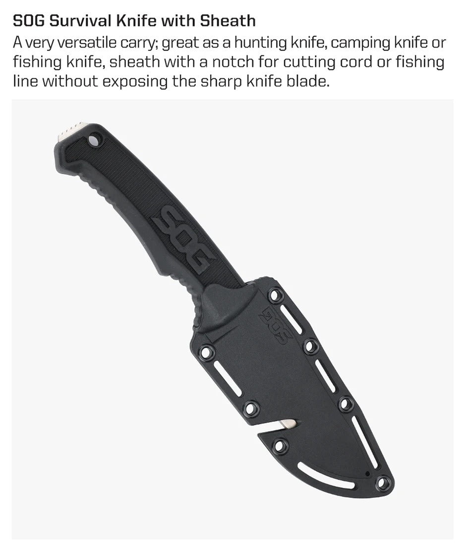 SOG FK1001-CP Field Knife – Rugged Fixed Blade for Survival & Bushcraft