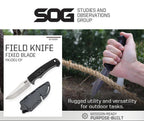 SOG FK1001-CP Field Knife – Rugged Fixed Blade for Survival & Bushcraft
