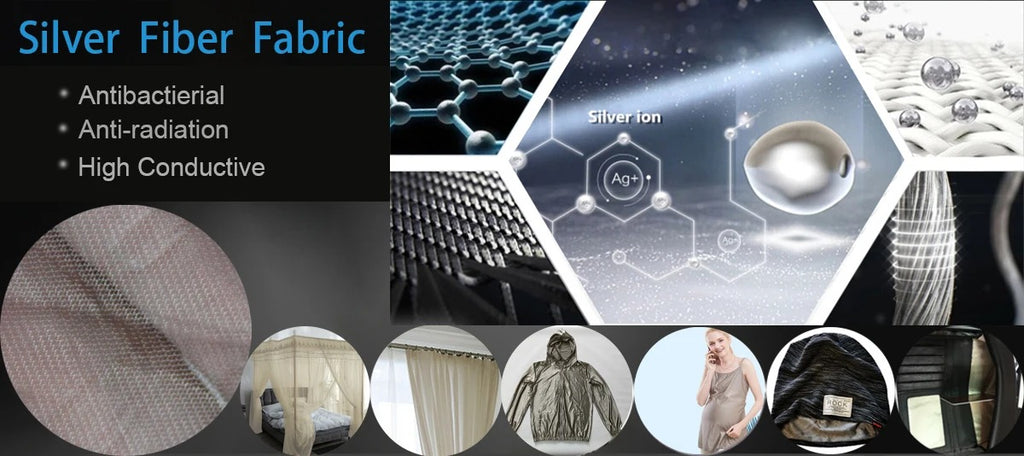 Silver Mesh Faraday Canopy – EMF Blocking Bed Shield for Restful Sleep