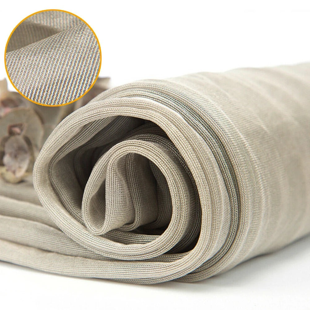 Silver Mesh Faraday Canopy – EMF Blocking Bed Shield for Restful Sleep