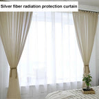 Silver Mesh Faraday Canopy – EMF Blocking Bed Shield for Restful Sleep