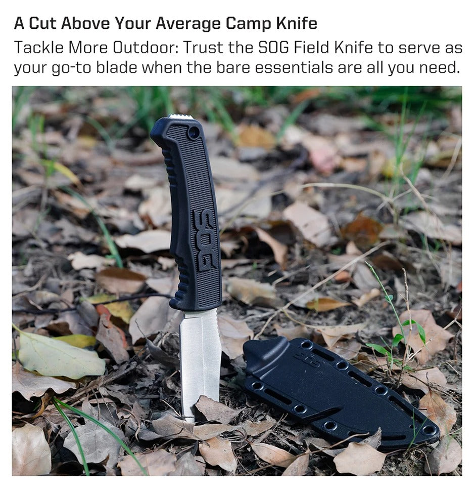 SOG FK1001-CP Field Knife – Rugged Fixed Blade for Survival & Bushcraft