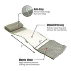 Rhino Rescue 6-Inch Emergency Compression Bandage – Tactical Israeli Style Trauma Dressing