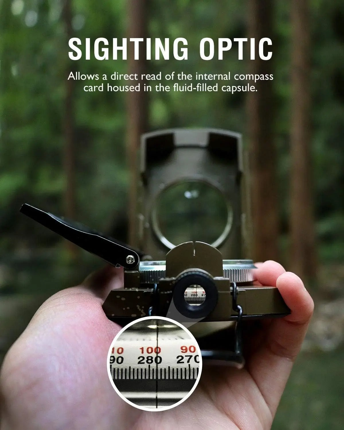 Military-Grade Tactical Compass – Precision Navigation Built for the Wild