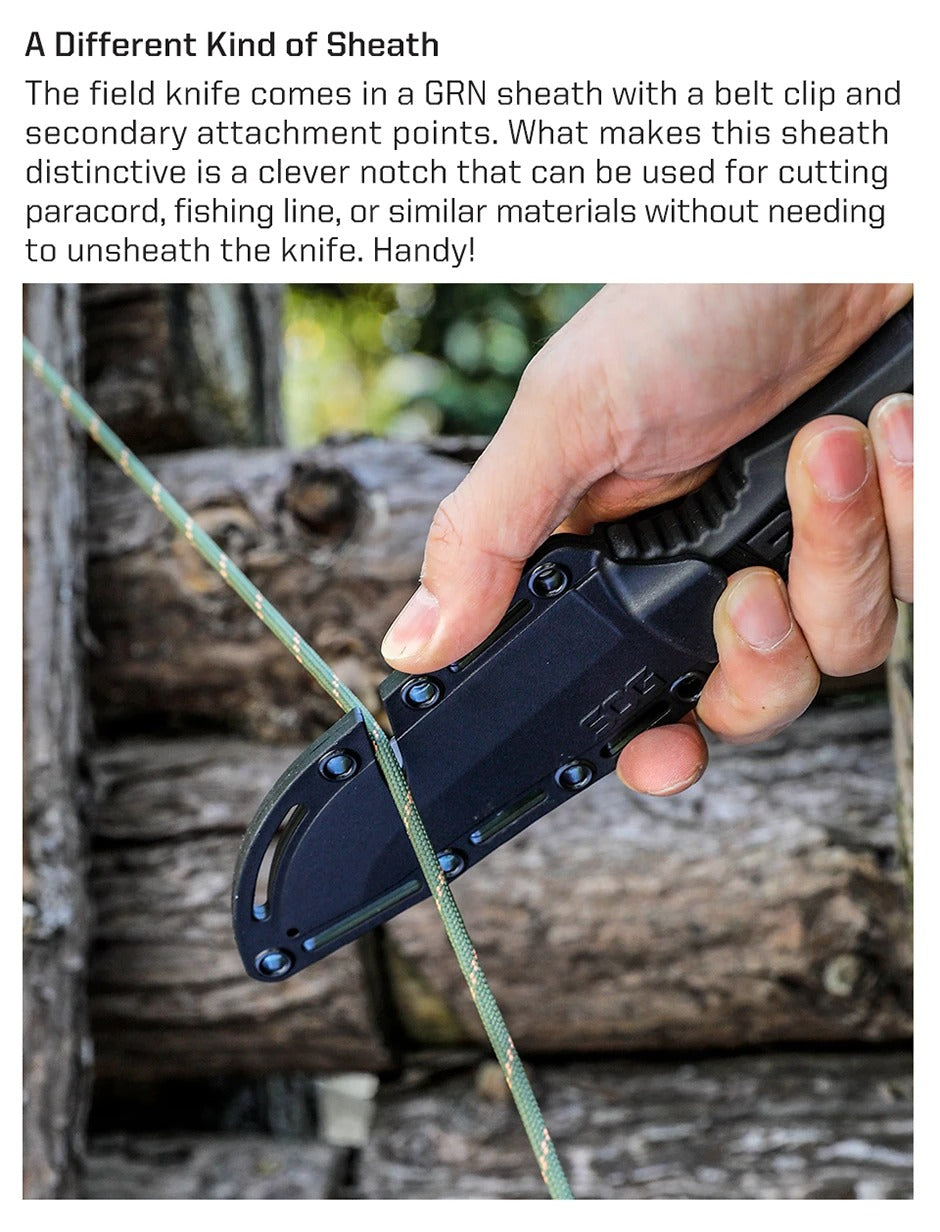 SOG FK1001-CP Field Knife – Rugged Fixed Blade for Survival & Bushcraft