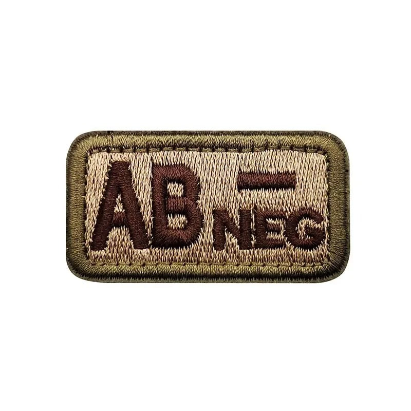 Tactical Blood Type Patch – 2.5×5cm Velcro ID Badge for Gear, Packs & Uniforms