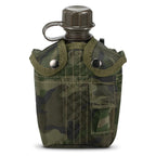1L Military Canteen with Cover – Rugged Outdoor Water Bottle for Hiking, Camping & Survival