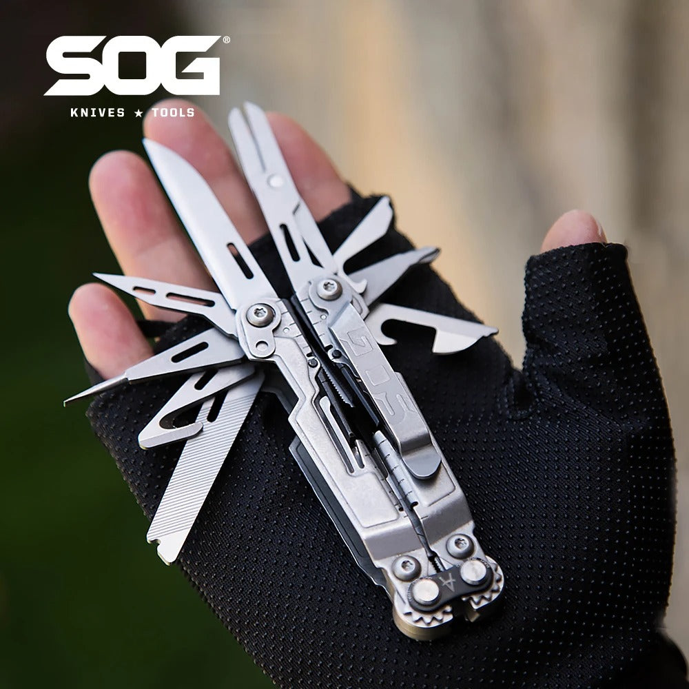 SOG PowerPint Mini – 18-in-1 Compact Multi-Tool for Outdoor & Everyday Carry