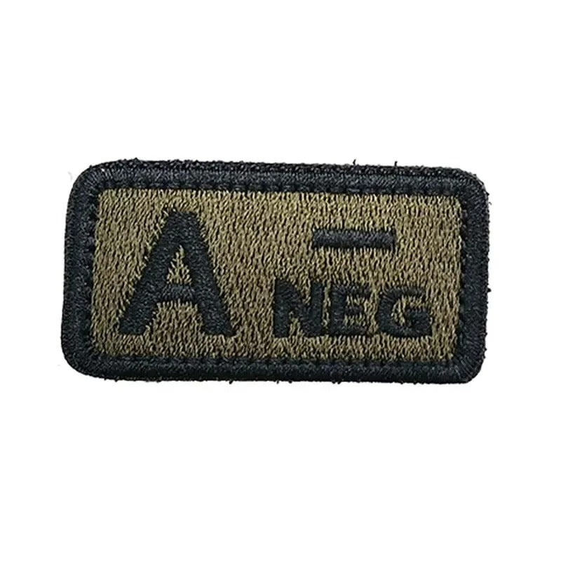 Tactical Blood Type Patch – 2.5×5cm Velcro ID Badge for Gear, Packs & Uniforms
