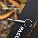 PACOONE Emergency Survival Whistle – Aluminum Alloy, Lightweight & Loud