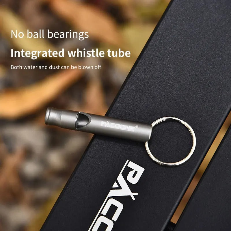 PACOONE Emergency Survival Whistle – Aluminum Alloy, Lightweight & Loud
