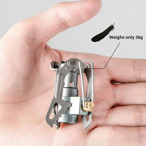 BRS-3000T Ultralight Titanium Gas Stove – Mini Camping Burner for Survival, Backpacking & Bushcraft