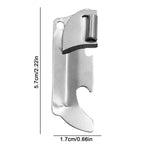 Multifunctional Military-Style Can Opener – Compact Survival Tool for Camping & Outdoors