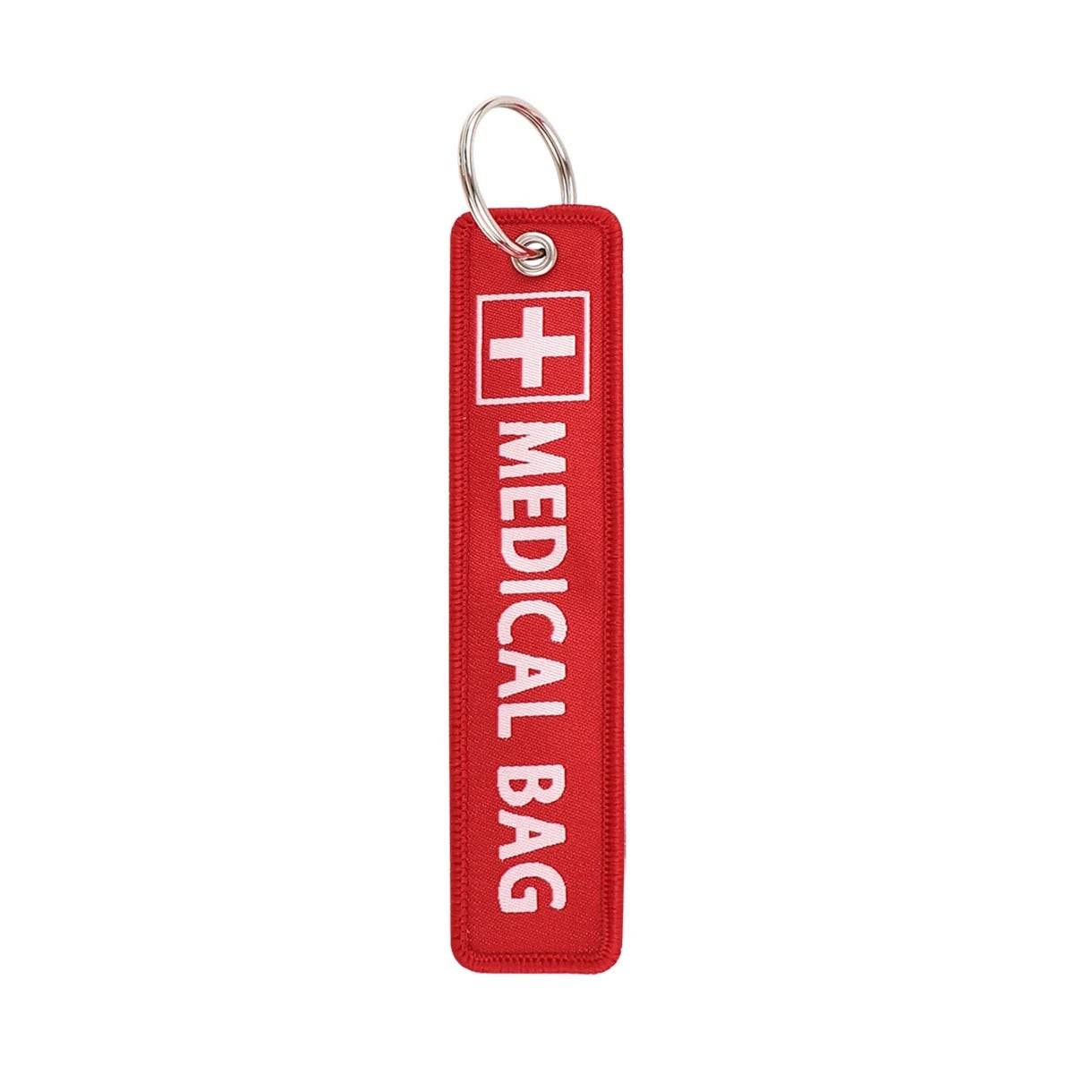 Medical Bag Embroidered Keychain – Tactical First Aid Identifier