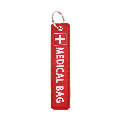 Medical Bag Embroidered Keychain – Tactical First Aid Identifier