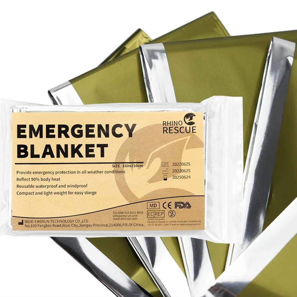 Rhino Rescue Thermal Blankets (8-Pack)