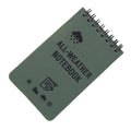 All-Weather Tactical Pocket Notebook – Waterproof Field Notes (7.6 × 12.7 cm)