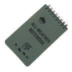 All-Weather Tactical Pocket Notebook – Waterproof Field Notes (7.6 × 12.7 cm)