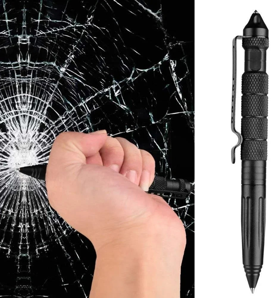 Tactical Self-Defense Pen – Glass Breaker & Writing Tool in Aviation-Grade Aluminum