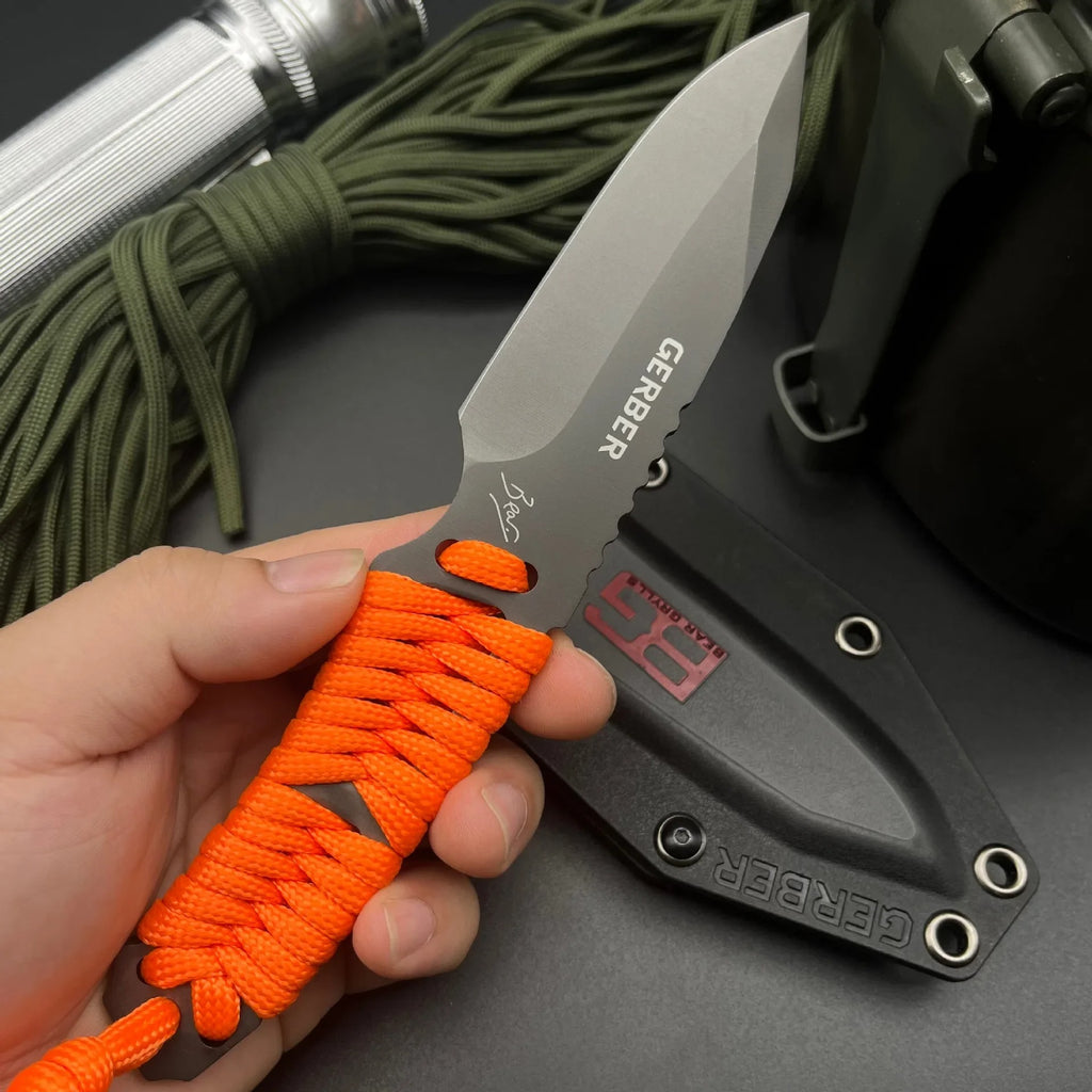 Gerber Paracord Knife – Compact Fixed Blade with Sheath