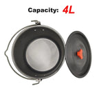 Aluminum Campfire Pot – Large-Capacity Hanging Cooking Pot