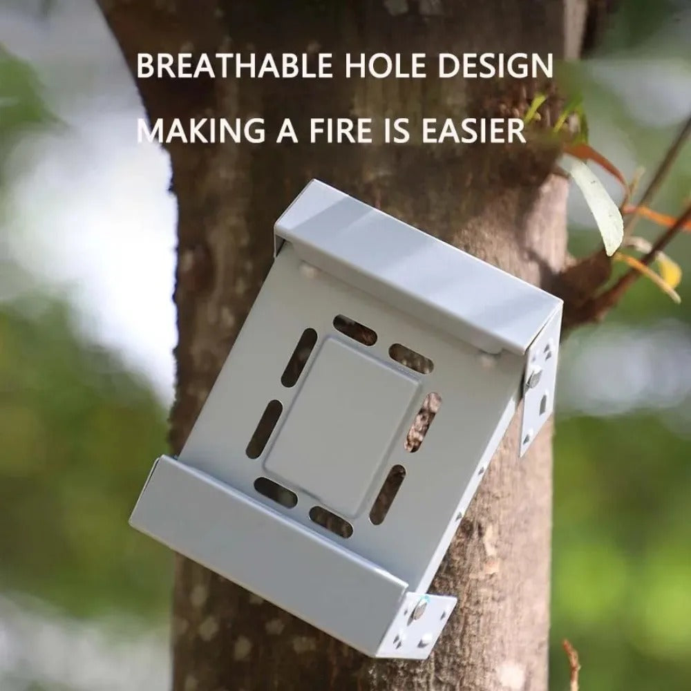 Compact Solid Fuel Camping Stove – Foldable, Lightweight Outdoor Cooker