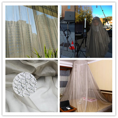 Silver Mesh Faraday Canopy – EMF Blocking Bed Shield for Restful Sleep