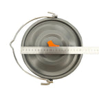 Aluminum Campfire Pot – Large-Capacity Hanging Cooking Pot