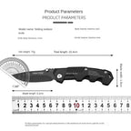 Folding Tactical Knife – Stainless Steel Blade, No-Lock Design