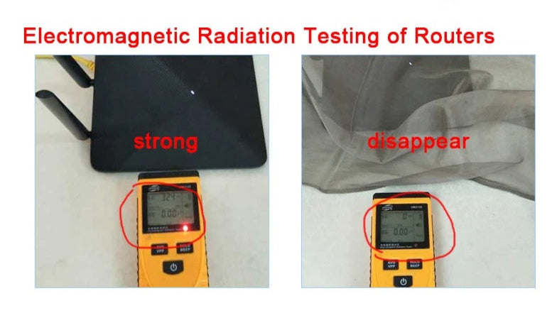 Silver Mesh Faraday Canopy – EMF Blocking Bed Shield for Restful Sleep