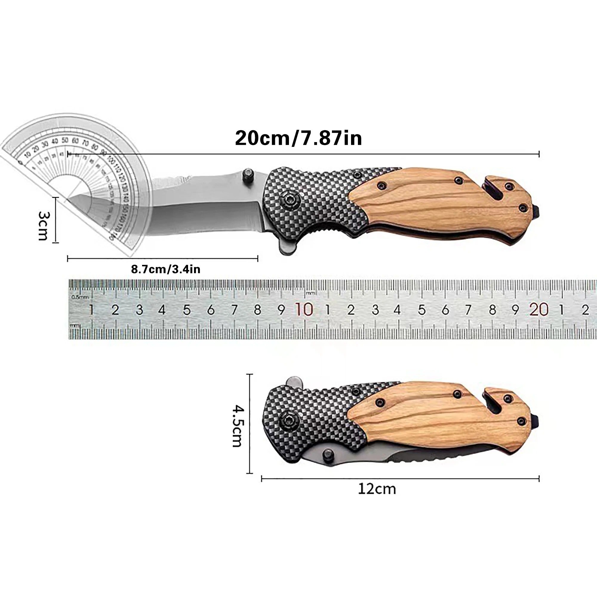 Multifunctional Folding Knife – EDC Pocket Knife for Everyday Utility