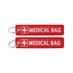 Medical Bag Embroidered Keychain – Tactical First Aid Identifier