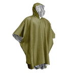 Emergency Rain Poncho – Waterproof Survival Rainwear with Thermal Insulation for Outdoor & Camping Use