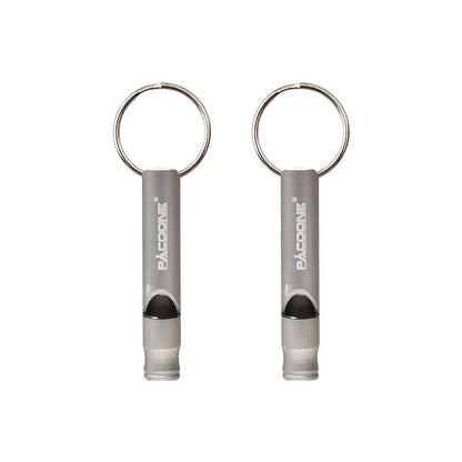 PACOONE Emergency Survival Whistle – Aluminum Alloy, Lightweight & Loud