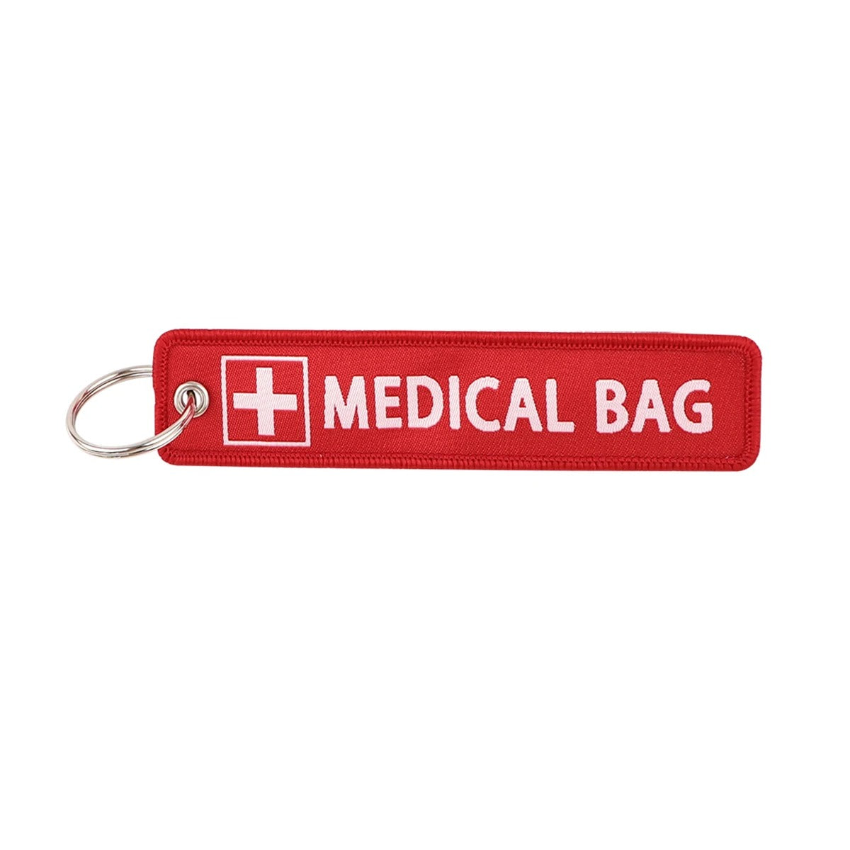Medical Bag Embroidered Keychain – Tactical First Aid Identifier
