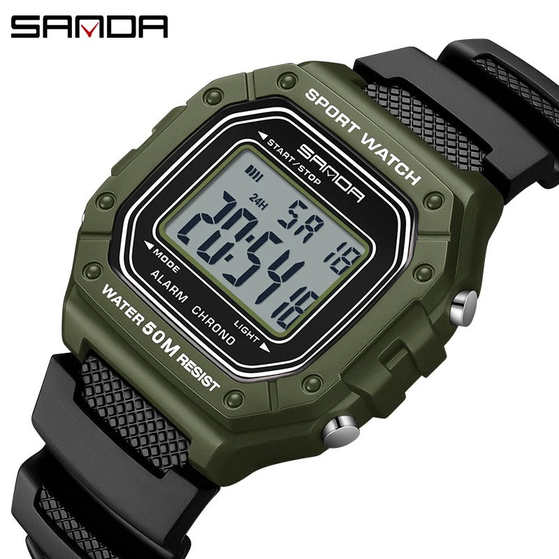 SANDA 2156 Tactical Digital Watch – Built for the Field. Ready for Anything.