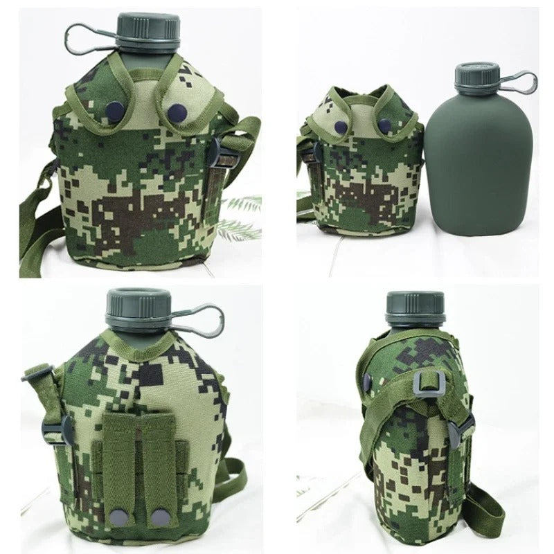 1L Military Canteen Aluminum MOLLE Utility Pouch